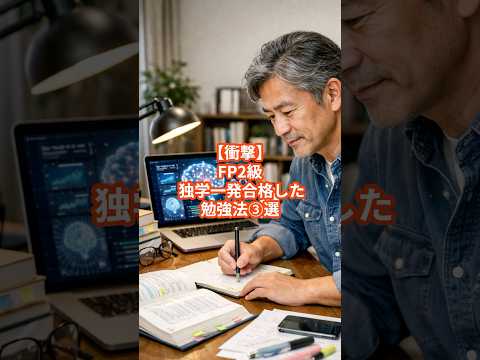 【衝撃】FP2級 獨學一發合格した勉強法③選 #資格 #fp