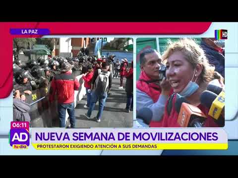 Nueva semana de movilizaciones en La Paz