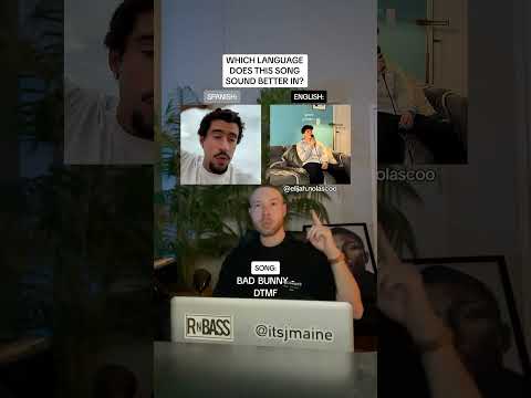 Which Language Does Bad Bunny “DTMF” Sound The Best In? #shorts