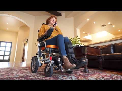 EW M49 Smart Folding Power Wheelchair -Hi Rez
