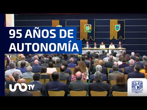 UNAM conmemora el 95 Aniversario de la Autonomía Universitaria