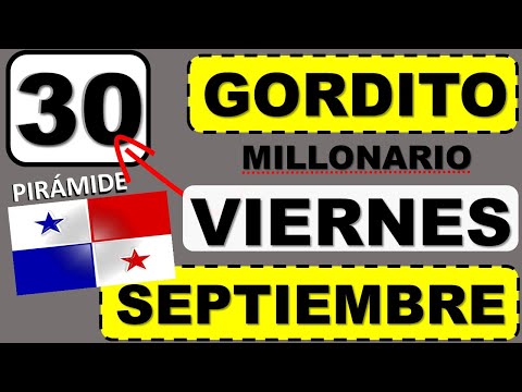 Piramide Suerte Gordito Zodiaco Millonario Viernes 30 Septiembre 2022 Decena Loteria Nacional Panama
