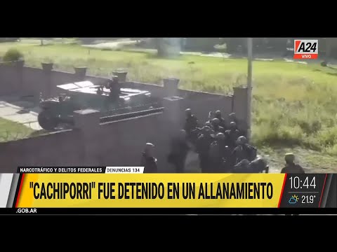 Santa Fe: atraparon al narco Cachiporri, prófugo desde 2019