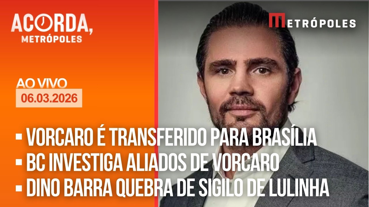 AO VIVO: Aliados de Vorcaro, dono do Master, são investigados/Dino barra quebra de sigilo de Lulinha