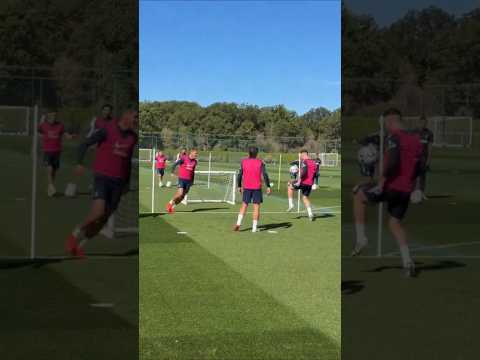 TOTTENHAM HOTSPUR TRAINING SESSION: The Spurs <strong>Squad</strong> Train Ahead of <strong>Everton</strong> Clash