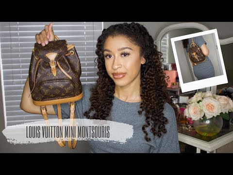 LOUIS VUITTON MINI MONTSOURIS BACKPACK REVIEW | WHAT'S IN MY BAG