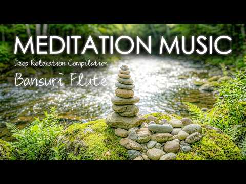 [ 30mins BANSURI FLUTE  Music ] Relaxing BANSURI FLUTE , calm atmosphere, stress relief.