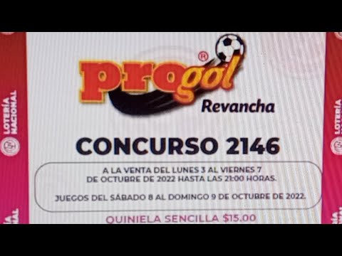 Progol 2146 La Peregrina 10 Aciertos Y 80 Pesos