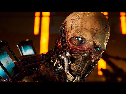 Alien Xenomorph Speaks For The First Time Scene 4K (2023) - Aliens Dark Descent