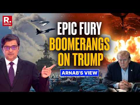 Arnab: Trump's Iran Misadventure Unravels as Loyalists Call Out His ‘Evil’ War