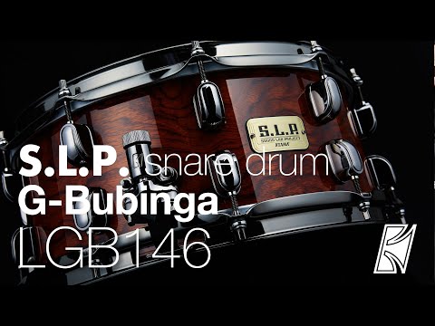 S.L.P. G-Bubinga Snare Drum (LGB146-NQB)