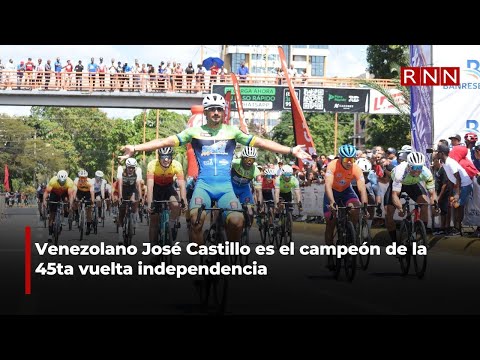 Venezolano José Castillo es el campeón de la 45ta vuelta independencia
