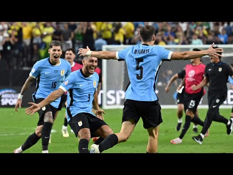 Uruguay tumba a Brasil en penales y jugará las semifinales contra Colombia | AFP