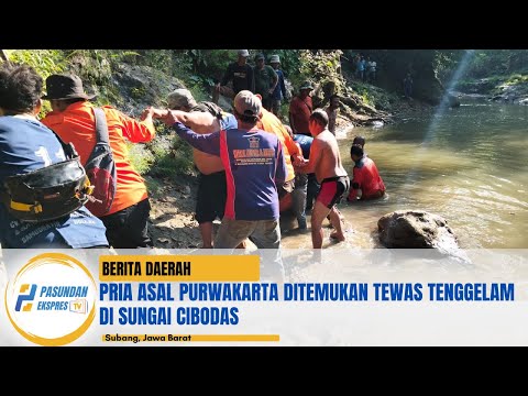 Pria Asal Purwakarta Ditemukan Tewas Tenggelam di Sungai Cibodas