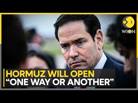 US-Iran War: Rubio Says Talks With Iran Ongoing, Vows Hormuz Will Open “One Way Or Another” | WION