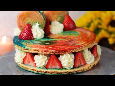 Tie-Dye Macaron Cake: 5th Birthday Recipe Remix ? Tasty Recipes