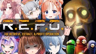 【R.E.P.O.】#いくぞ怪盗 お呼ばれ女子会！ w/ ユキミお姉ちゃん / リクム / 七星みりり / キョンシーのCiちゃん / シマ