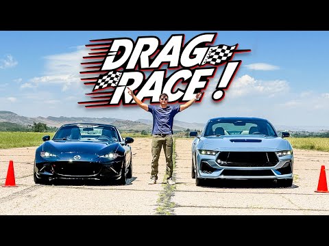 V8 Miata vs. Mustang GT: LS3 Power Showdown