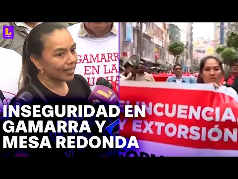 Nos han abandonado: Comerciantes de Gamarra y Mesa Redonda marcharon contra la inseguridad