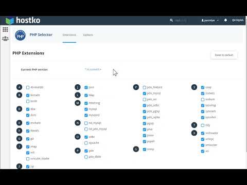 WordPress 6 + DIVI OSNOVE: CPANEL PHP VERSION + OPTIONS
