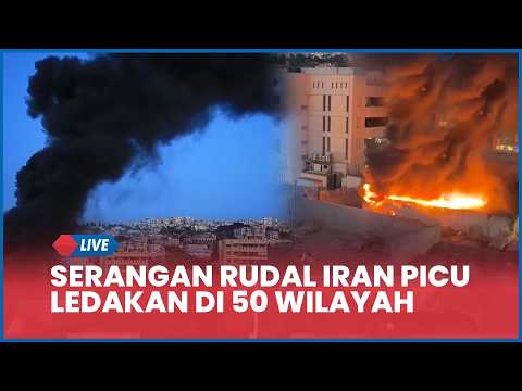 Pangkalan Militer AS-IDF Tak Terselamatkan, 50 Wilayah Israel Meledak Diserang Iran dalam 5 Jam