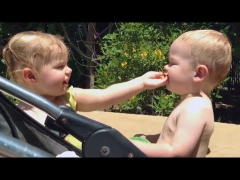 Cute BABIES Sharing Food Compilation - TRY NOT TO AWW and LAUGH