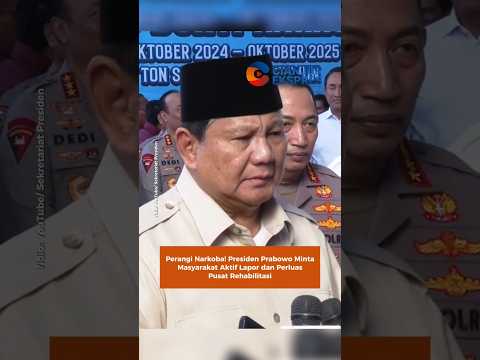 Perangi Narkoba! Presiden Prabowo Minta Masyarakat Aktif Lapor dan Perluas Pusat Rehabilitasi