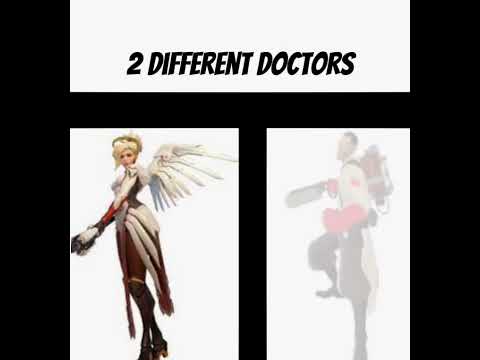 Mercy Or Medic #overwatch #tf2 #whowins