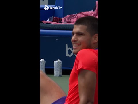 CRAZY Reactions Tennis Point Between Alcaraz And Paul 🔥