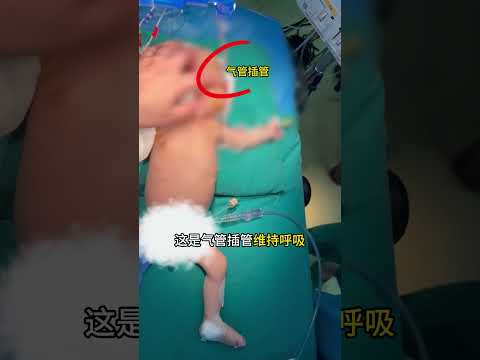 出生18天的早产小娃娃 低体重大室缺 为了避免影响生长发育,只能尽早手术了#先天性心脏病 #室间隔缺损 #王晓武医生