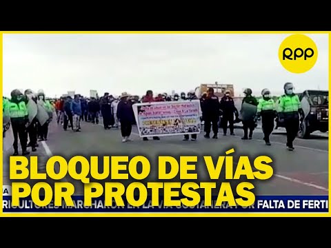 PARO NACIONAL: bloqueos en Huancayo, Piura, Tacna y Puno por paro agrario y de transportistas