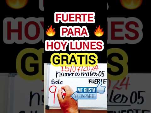 PALÉ  SÚPER para hoy LUNES 15/07/2024/ PALÉ  SÚPER que MÁS SALEN éste DÍA #loteria #sorteos #viral