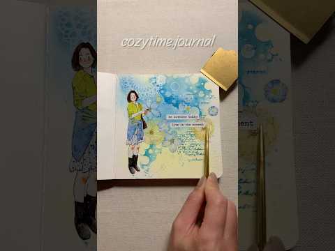 Blue Yellow Mood 💙💛 #コラージュ #癒し #journaling #asmr #scrapbooking #tingles #다꾸 #백색소음