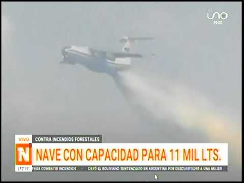 20092024 LLEGA AVIÓN CISTERNA ELECTRO TANKER PARA COMBATIR LOS INCENDIOS FORESTALES UNO