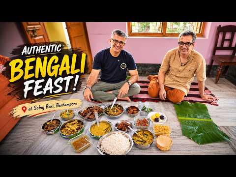 The Ultimate Bengali Feast in Berhampore | Mango Chicken + Bhapa Hilsa & Prawns + Jhalmuri