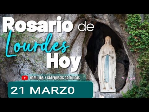 ? ROSARIO DE LOURDES HOY JUEVES 21 DE MARZO 2024. MISTERIOS LUMINOSOS ?