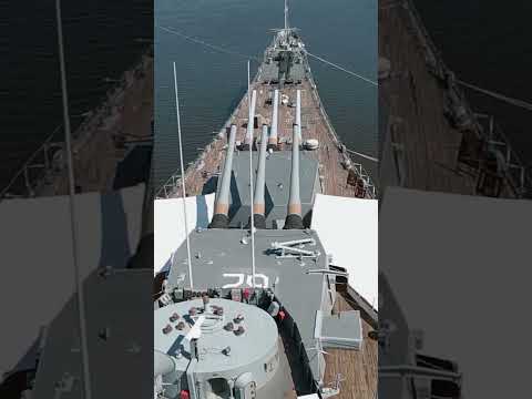 How USS New Jersey protected the US Aircraft Carriers #shorts