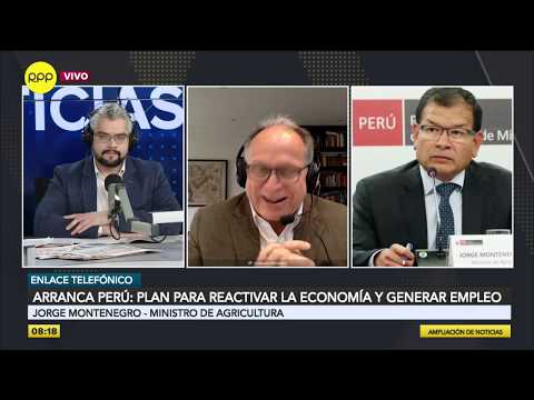 El ministro de Agricultura habla sobre el plan Arranca Perú