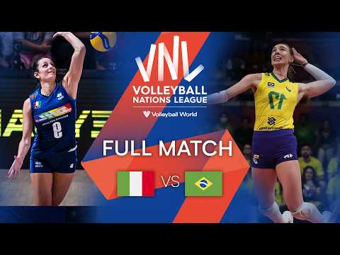🇮🇹 ITA vs. 🇧🇷 BRA - Full Match | Women’s VNL 2022