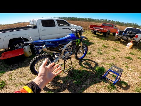 First Ride on my New YZ250F - Broken Ribs are HEALED