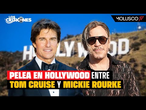 Mickey Rourke barre el piso con Tom Cruise. Los criticones sacan la cara por Tom