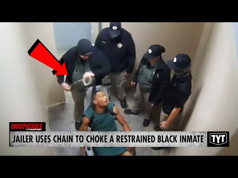 Jailer Uses Chain To CHOKE Black Inmate Strapped To Chair #IND
