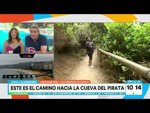 La Cueva del Pirata en la Playa Marisol de Algarrobo | Tu Día | Canal 13