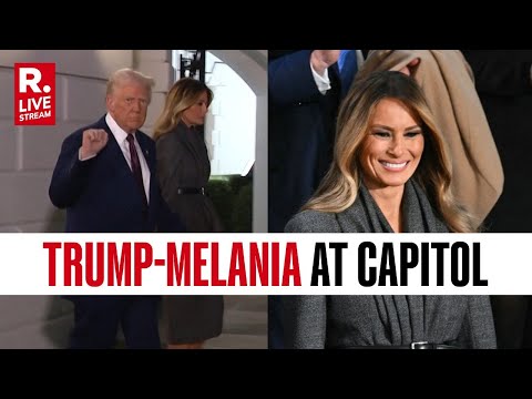 LIVE: US President Trump, First Lady Melania Depart From White House For US Capitol