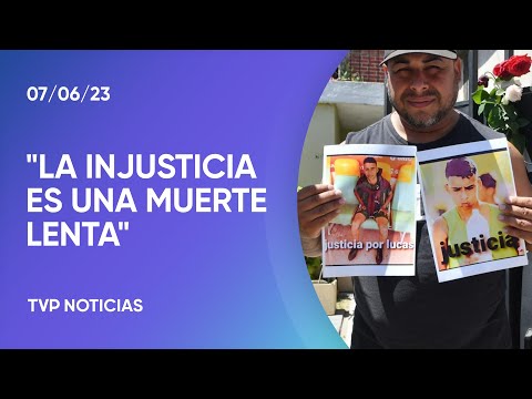 El papá de Lucas González dijo que la injusticia es una puñalada en el corazón y una muerte lenta