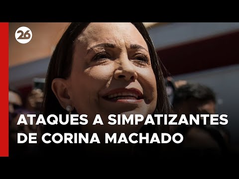VENEZUELA | Chavistas atacaron a simpatizantes de Corina Machado