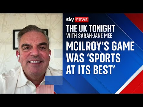 Former Ryder Cup captain Paul McGinley reacts to Rory McIlroy's Masters win