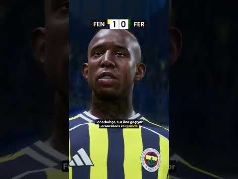 Kaan Küçükyılmaz, Fenerbahçe-Ferencváros maçını FC 26’da simüle ediyor.