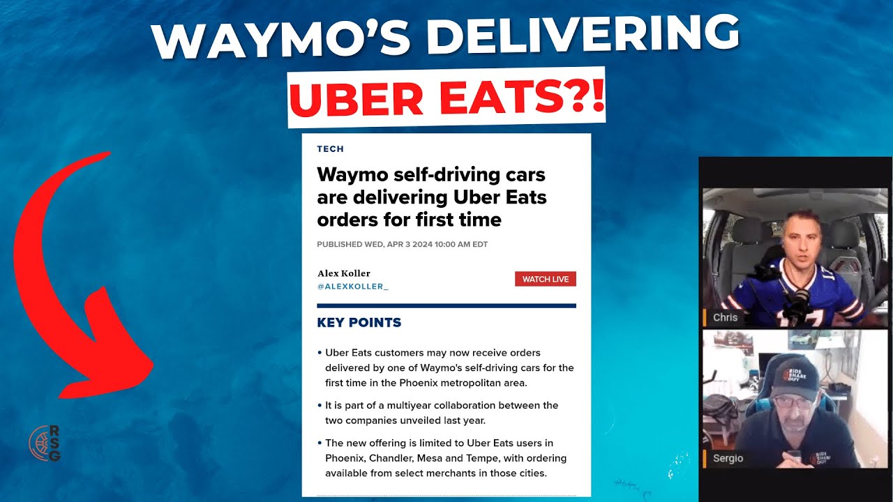 Waymo Delivering Uber Eats?!