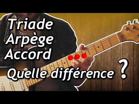 Arpèges et triades, comprendre les bases quand on est débutant